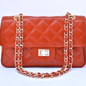 Leather bag women, Shoulder leather bag, Crossbody bag women, Red leather bag, Shoulder red bag, Classic leather bag