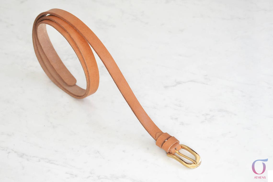 thin designer belt