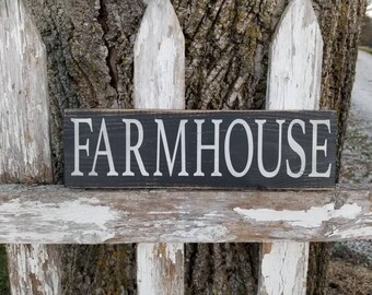 Farmhouse shelf sitter sign