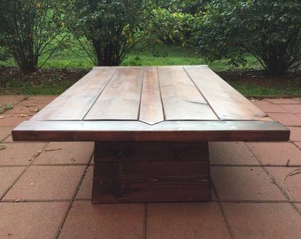 Craftsman Style Plinth Coffee Table