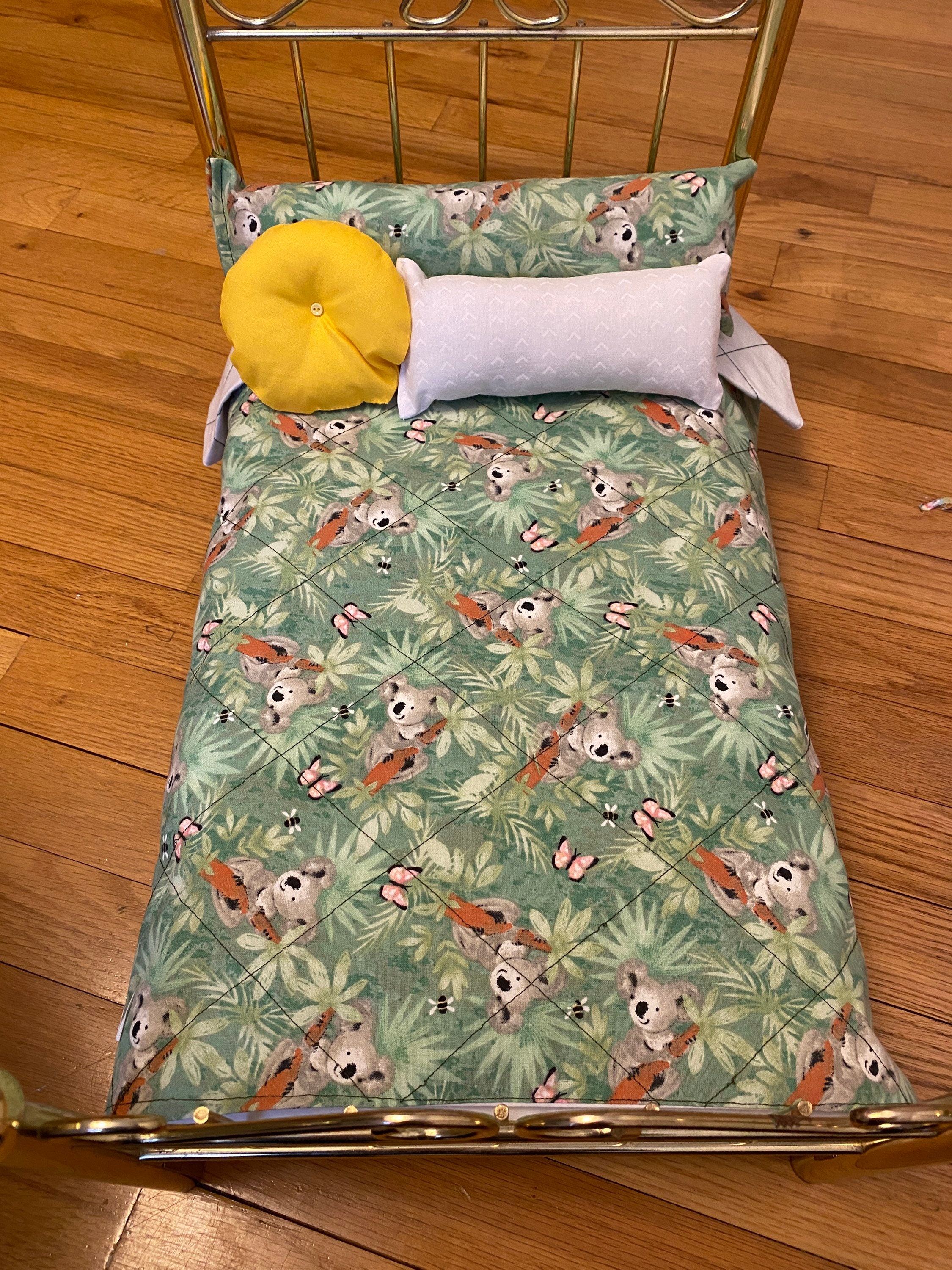 Koala Bedding Set for 18 Dolls Etsy UK