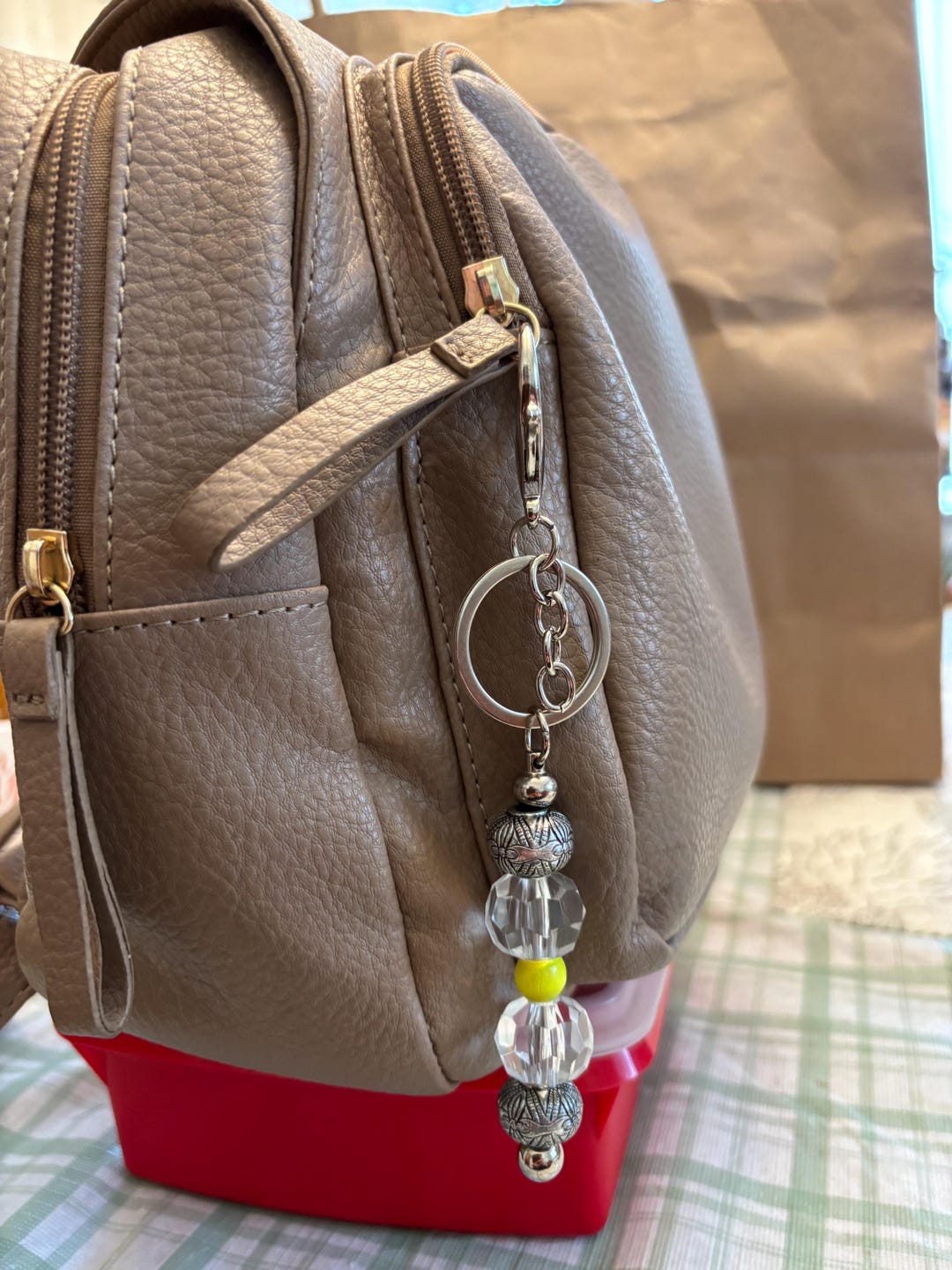 Beaded Backpack Keyring - Etsy