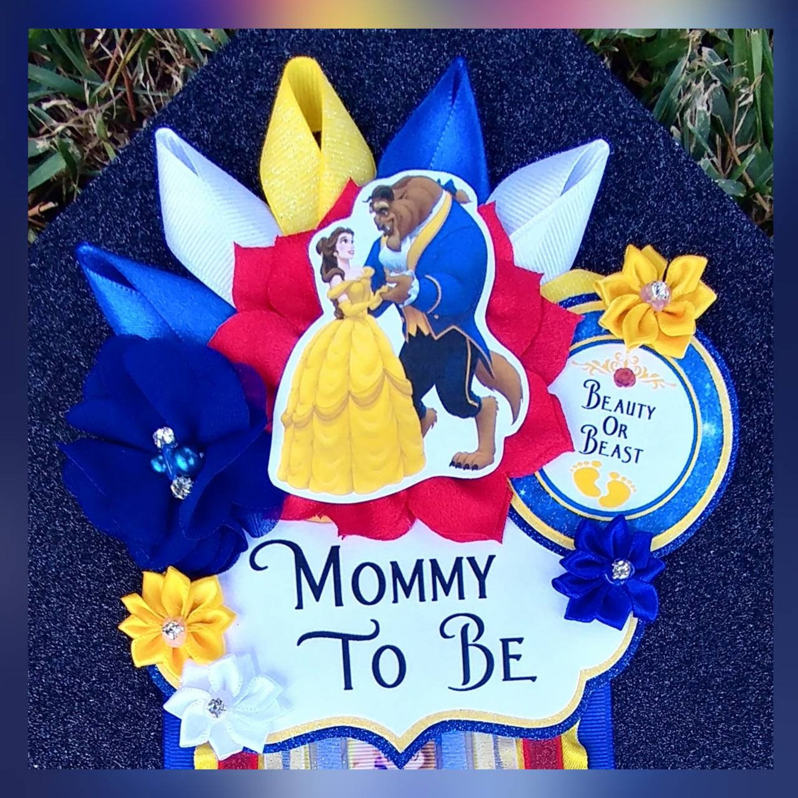 Beauty and the Beast Themed Mommy To Be Baby Shower Corsage Or Etsy