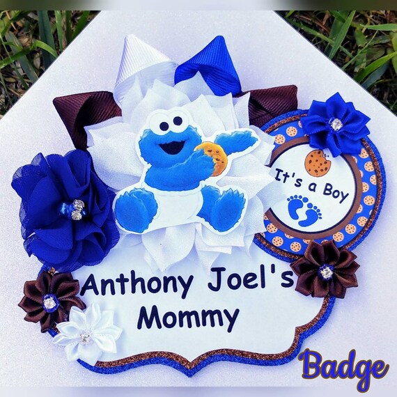 Baby Boy Baby Cookie Monster Themed Mommy To Be Baby Shower Etsy