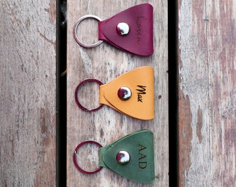 Personalized Guitar Pick Case | Leather Guitar Pick Holder | Monogram Guitar Gifts | Engraved Guitar Pick Holder | Custom Guitar Pick Case