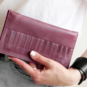 Billetera personalizada, adorno de piano, billetera moderna, billetera morada, billetera para teléfono, regalos de piano, billetera con sobre para efectivo, billetera linda, regalo
