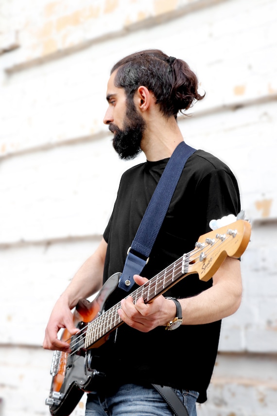 Personalized bass guitar sale strap