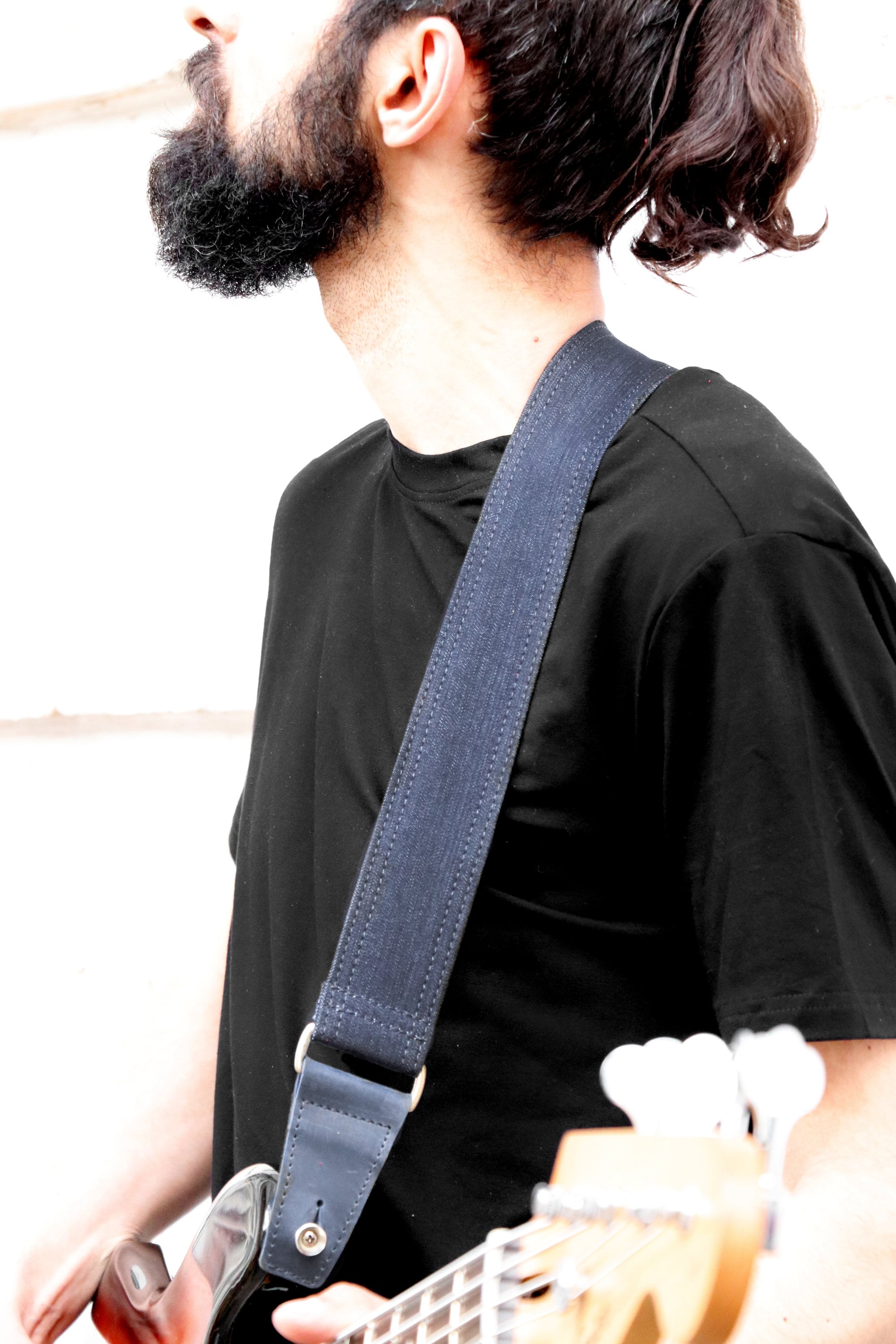 Jeans Personalized Custom Guitar Strap for Bass Acoustic Etsy