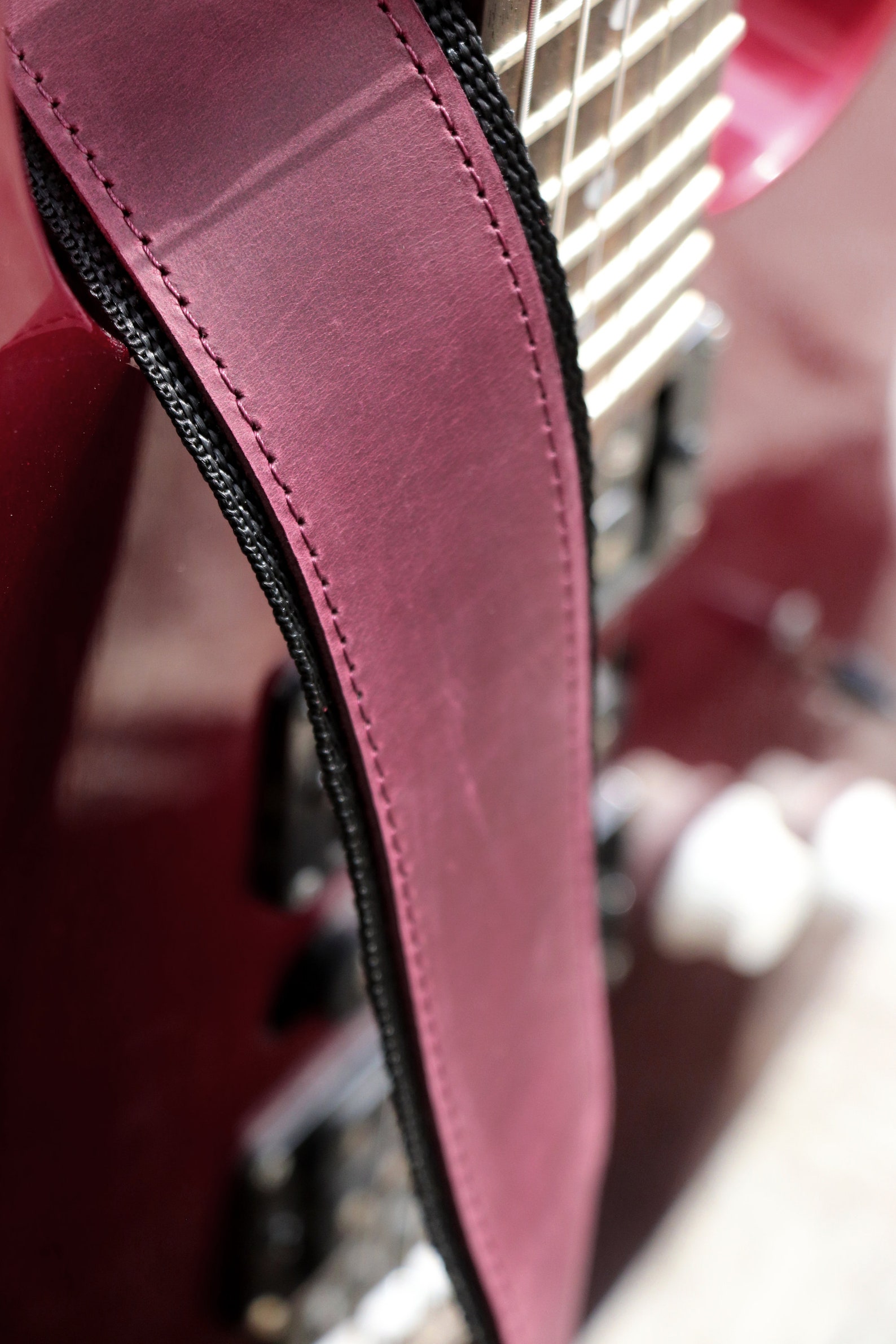 Personalized Leather Vintage Guitar Strap Handmade Adjustable Etsy