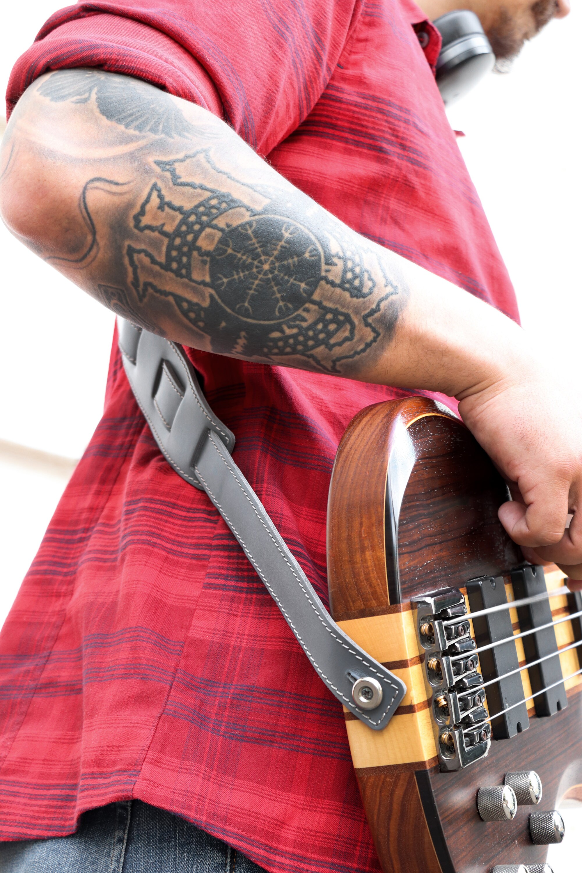 Personalized Leather Handmade Guitar Strap for Bass Electric Etsy