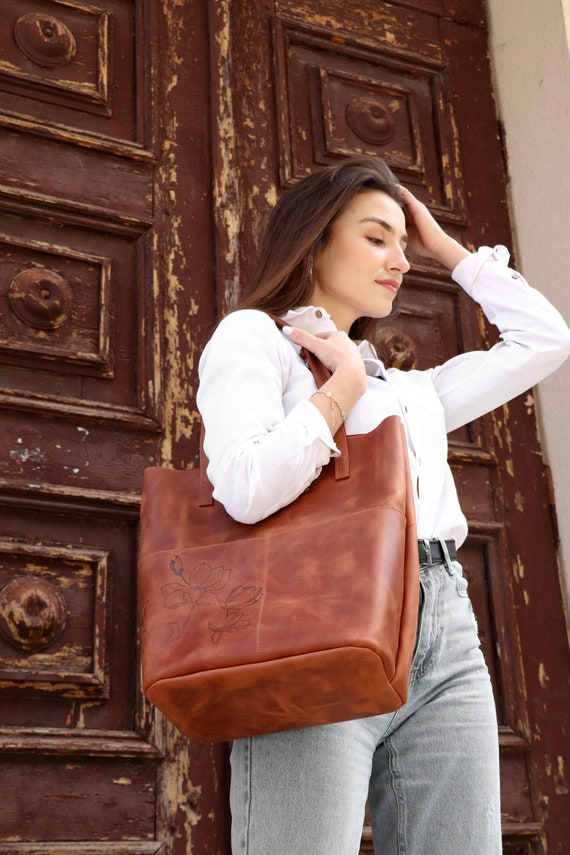Cute leather tote bags new arrivals
