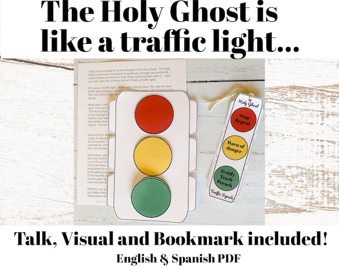 The Holy Ghost is Like a Blanket Poem Card Digital Download LDS Baptism
