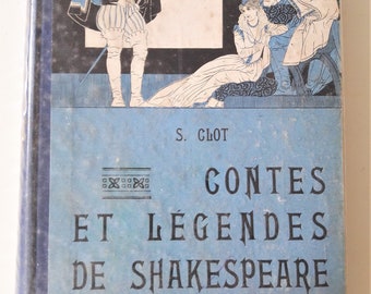 Old books - Fernand Nathan, Editor: Tales and legends of Shakespeare by S Clot