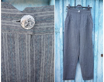 ITALIAN Lagenlook NAVY Boho Hippy Harem Pants Lounge Trousers Yoga Size 10-16
