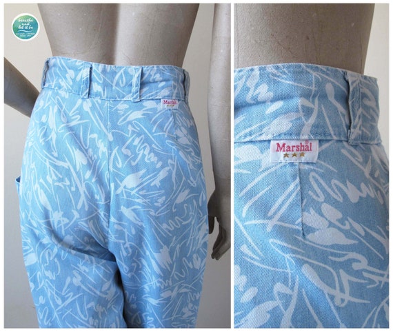 breathe Baggy High Waist Jeans Vintage Painted Tap