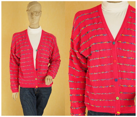 vintage rainbow cardigan