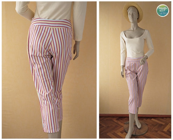 striped colorful pants