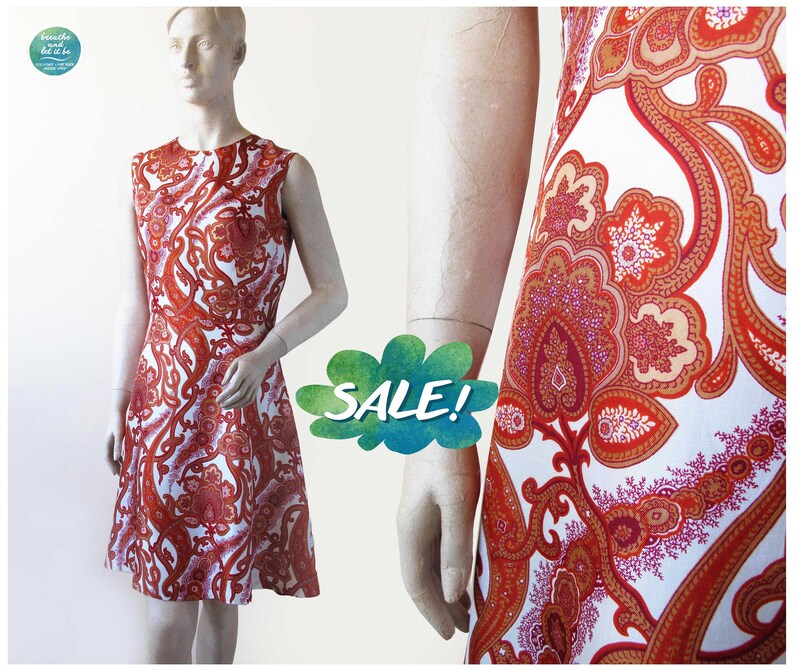 satin paisley dress