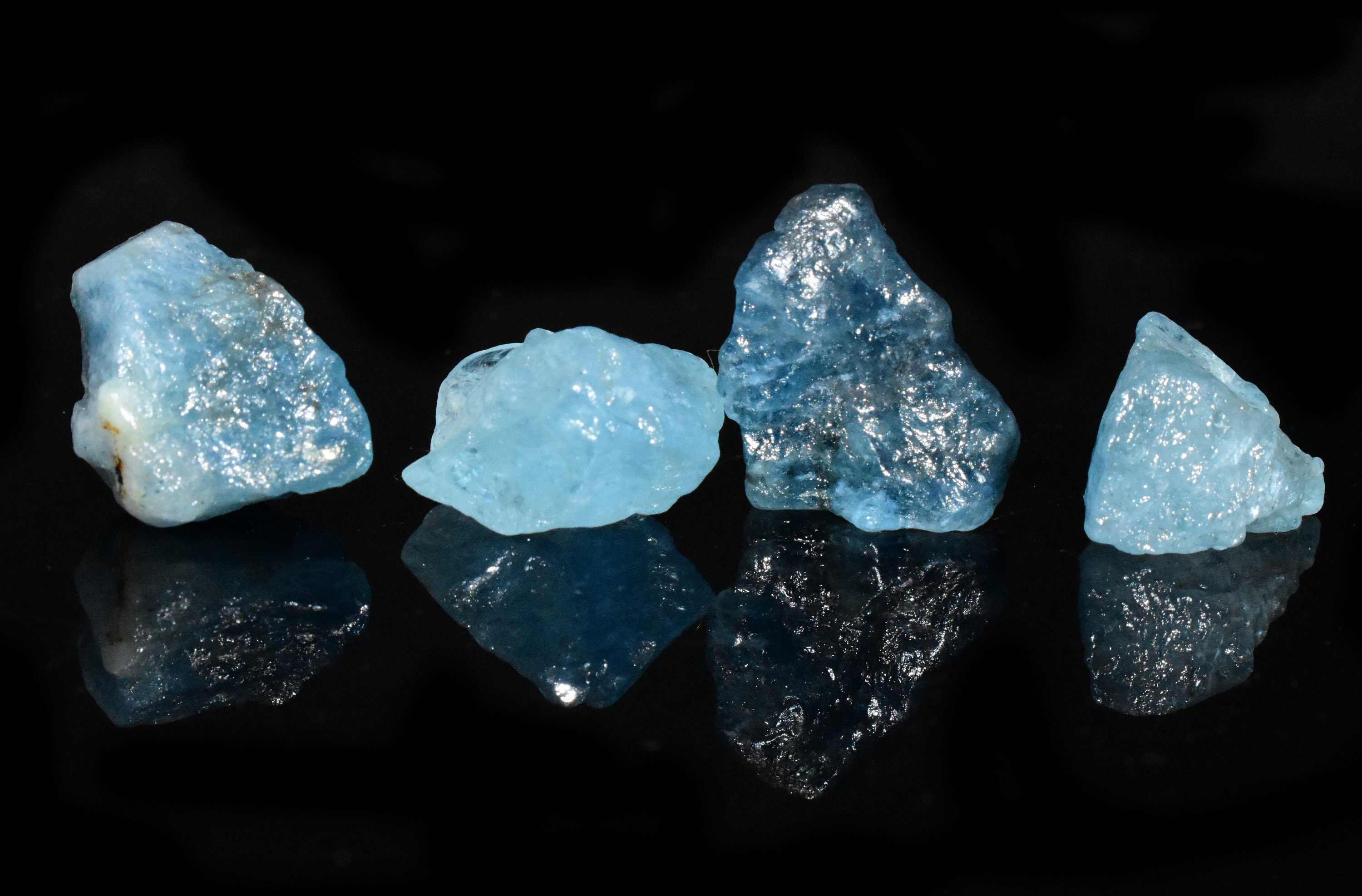 Blue Topaz Raw Rough Stone Natural Healing Crystal Jewelry Etsy