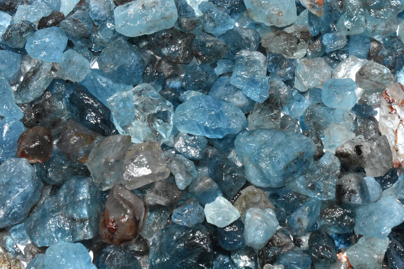 Blue Topaz Raw Rough Stone Natural Healing Crystal Jewelry | Etsy