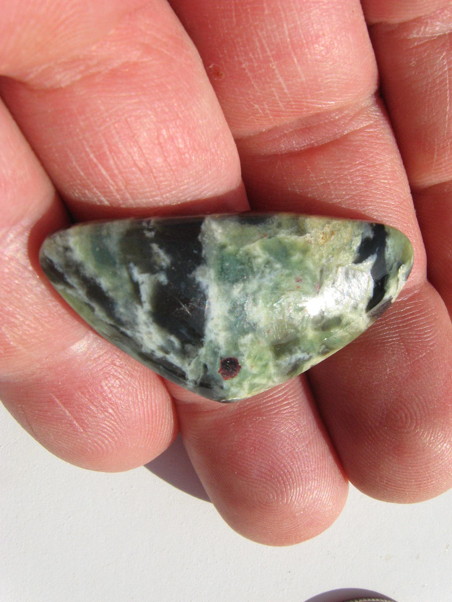 Chrysocolla Cabochon Santa Esmeralda Cab NEW Find Dragon