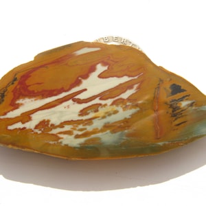 Polished Owyhee Picture Jasper slab (76x35x8.6mm) Owyhee Jasper slab Owyhee Jewelry Lapidary slab
