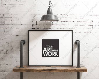 Download Frame Mockup Poster Frame Photography Style Landscape Mockup Poster Mockup Minimalist Industrial Mockup 100 Logo Psd Vector Mockup Templates PSD Mockup Templates