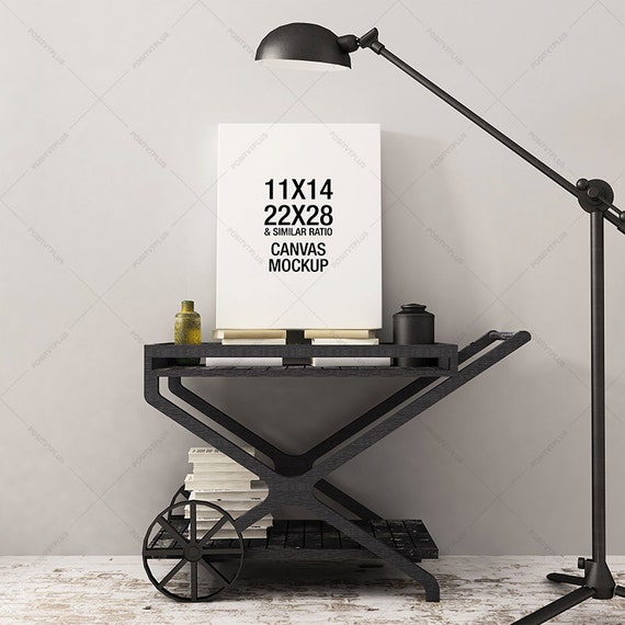 Canvas Photography Mockup 11x14 Photo Canvas 22x28