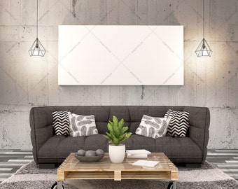 Living Room Mockup Living Hall Wall Mockup Wall Art Mockup Canvas Mockup Poster Mockup Interior Wall Art Mockup Smart Mockups