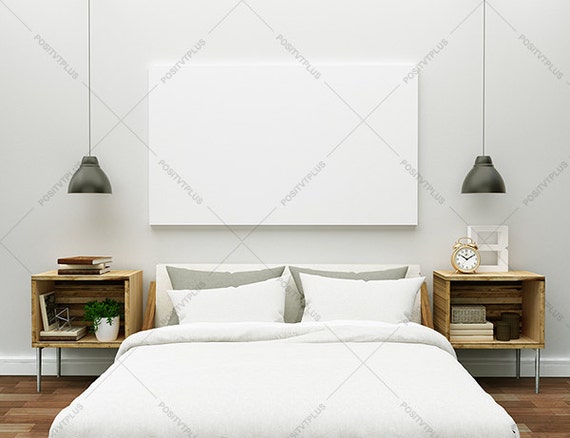Poster Frame Photography Style Bedroom Wall Mockup Poster Frame Photography Style Bedroom Wall Mockup