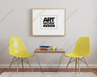 Download Free Frame Mockup Landscape / Industrial frame mockup / Poster Frame Photography Style / landscape Mockup / Poster Mockup / Minimalist Mockup PSD Template