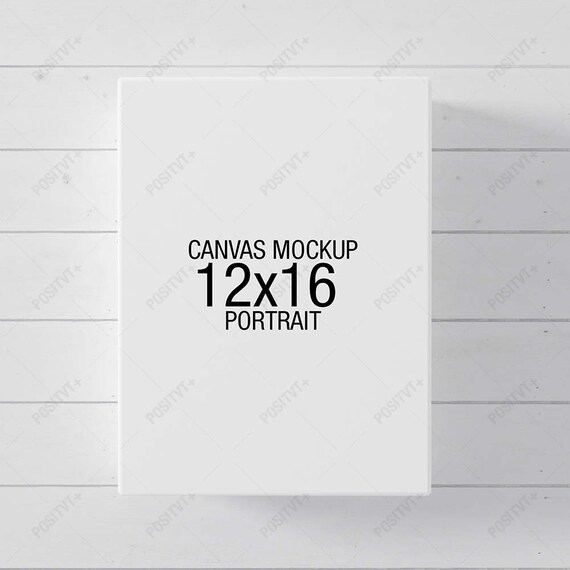 Download 12x16 Photo Canvas Mockup Portrait Canvas Photography Etsy PSD Mockup Templates