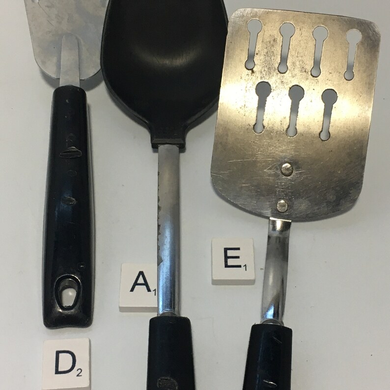 Ekco USA Kitchen Utensils Nylon Spoon Nylon Spatula Dough Blender Pie