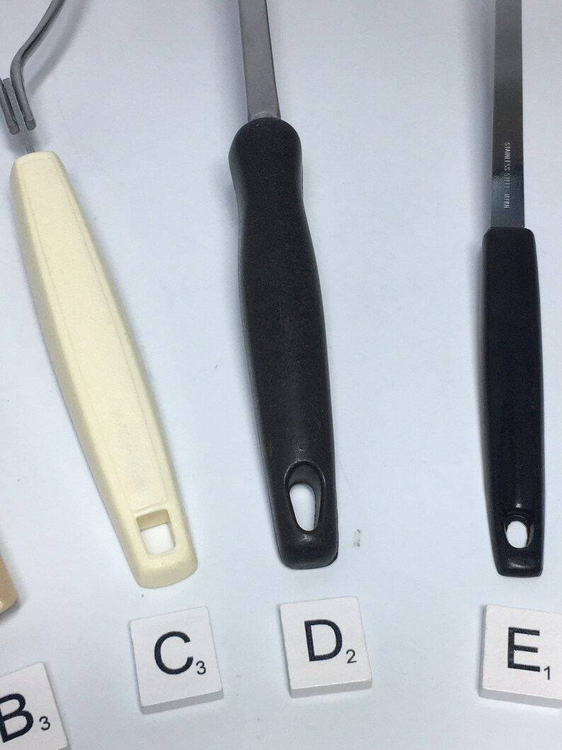 Spatula Ekco USA Vintage Kitchen Utensils Potato Masher Slotted Spoon