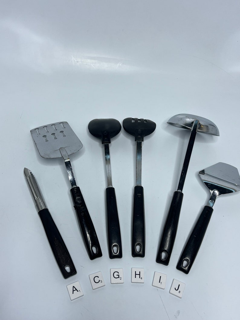 Ekco USA Nylon Spatula Vintage Kitchen Utensils Spatula Pancake Turner Peeler Corer Spoon