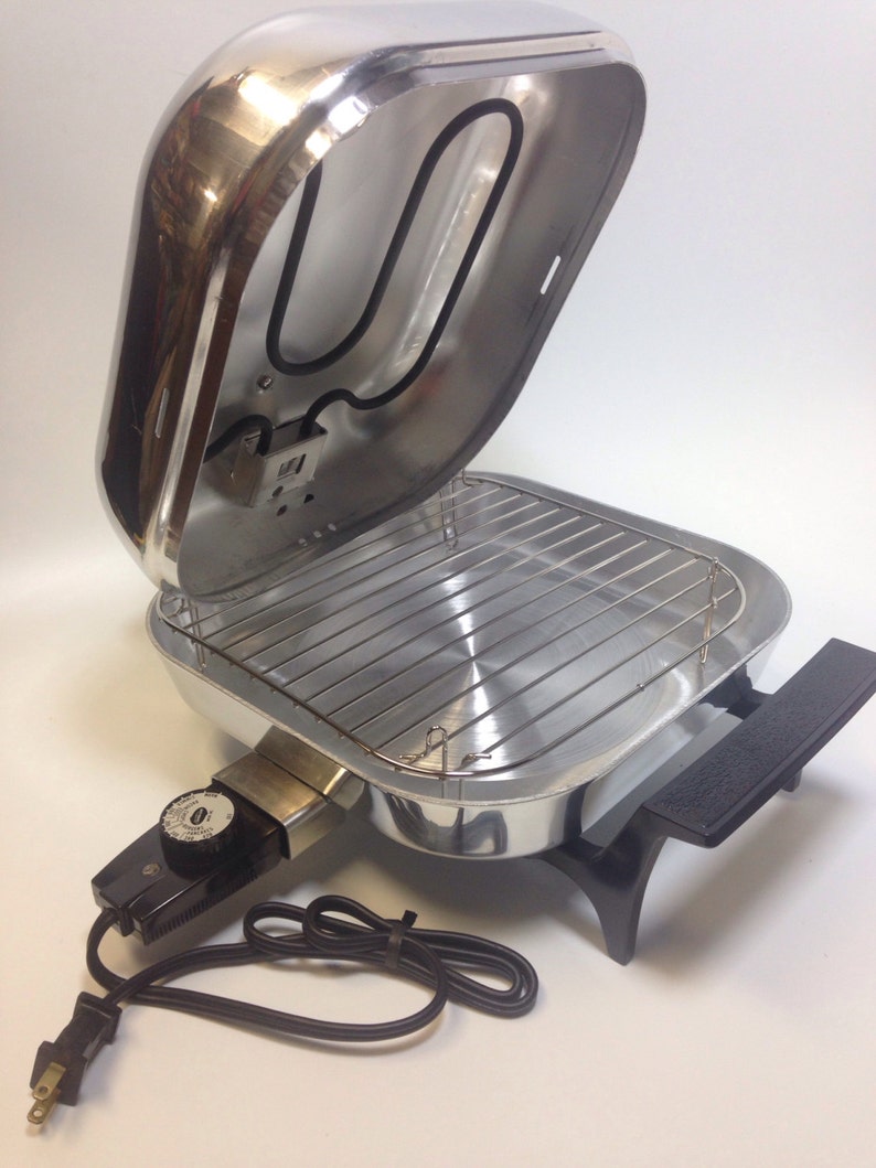 Sunbeam Fry Pan Broiler Lid Electric Skillet Small Appliance Etsy