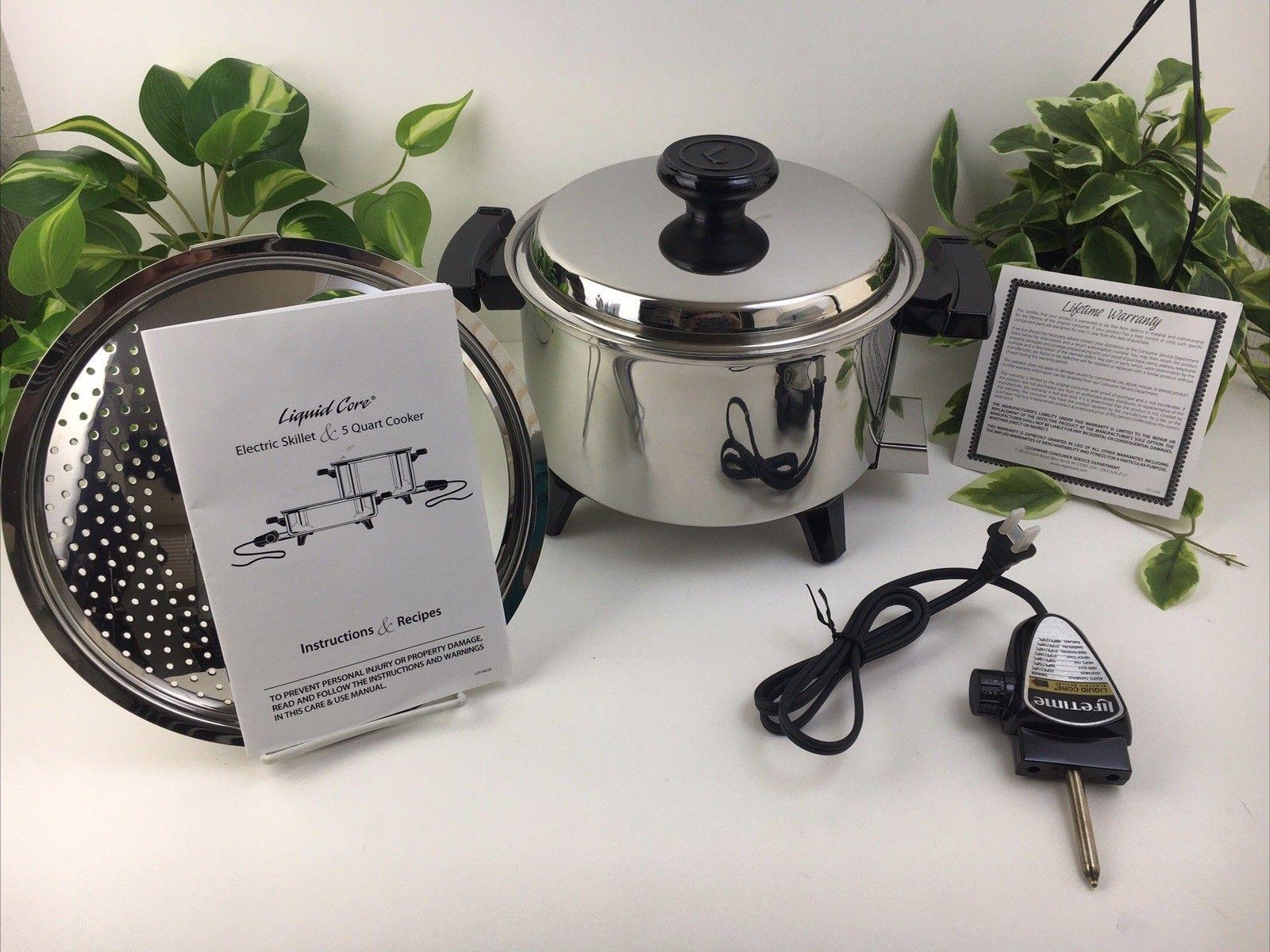 Mijoteuse Vintage West Bend 6qt - Beige - États-Unis - Couvercle Verre