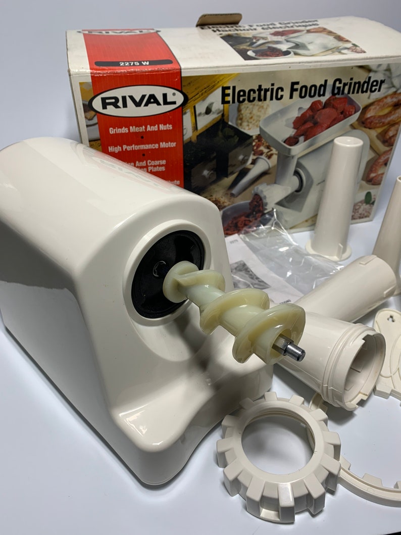 Rival Electric Food Grinder Meat Grinder Sausage Stuffer 2275 Etsy