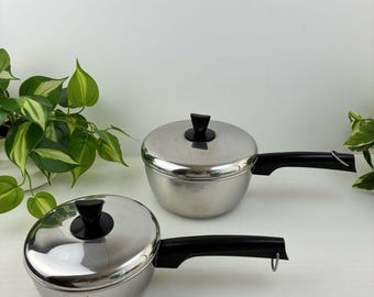 Set di pentole e padelle in acciaio inox Futura by West Bend, 4 pezzi, stile vintage