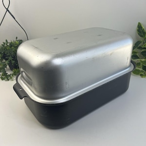 Vintage West Bend Roasting Pan Miracle Maid Heavy Duty Roaster Dutch Oven