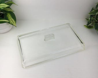 Coperchio in vetro vintage per piastra elettrica 14,5 x 8,5 cm, compatibile con Presto SG-33 Blackstone.