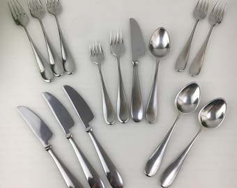 Dansk TORUN CLASSIQUE 18/8 Stainless Flatware Set Fork Knife Spoon 14pc Korea