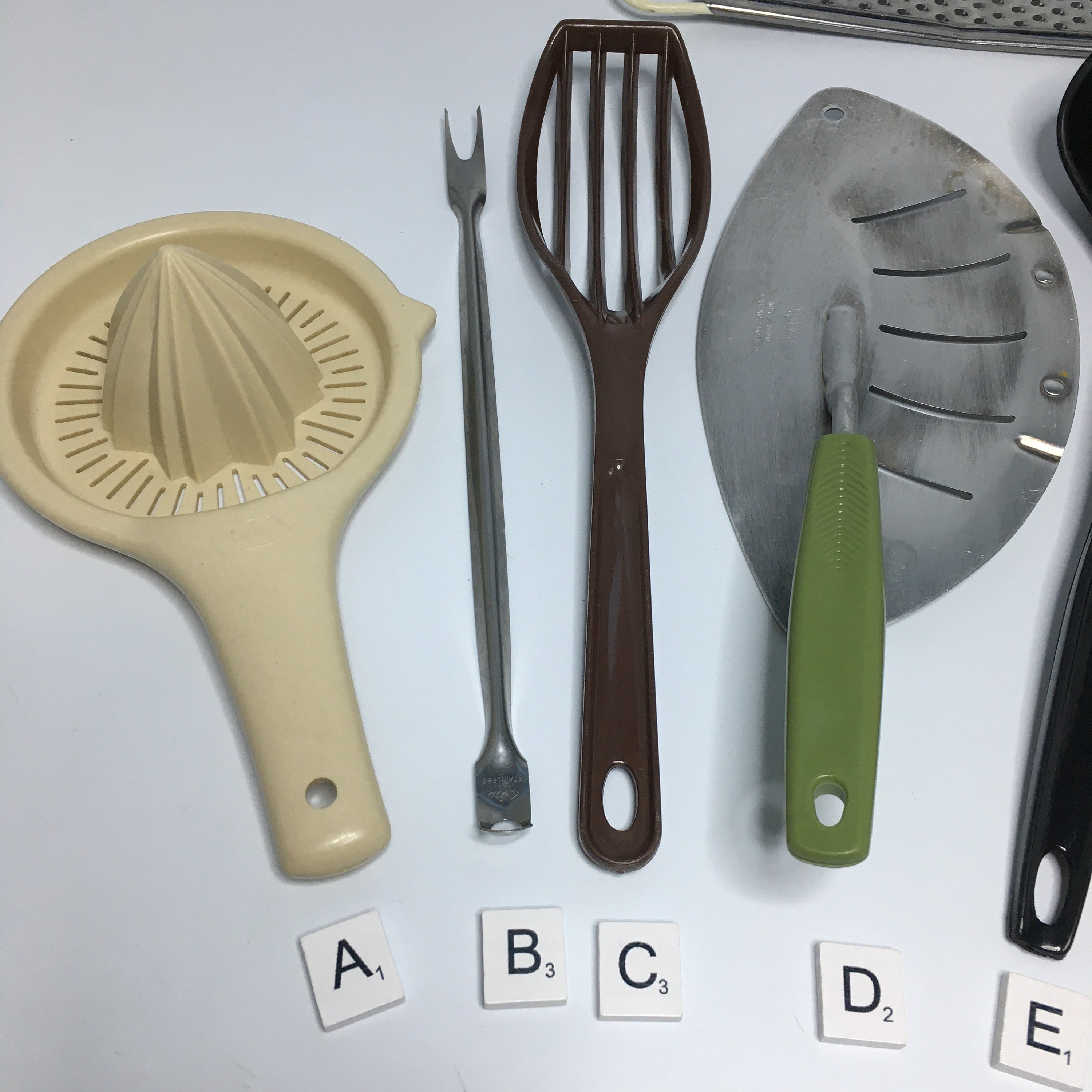 Foley Vintage Kitchen Utensils USA Nylon Fork Ladle Spoon Grater