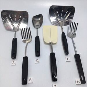 Foley USA Vintage Spatula USA Kitchen Utensils Granny Fork Whip Ice Cream Spade