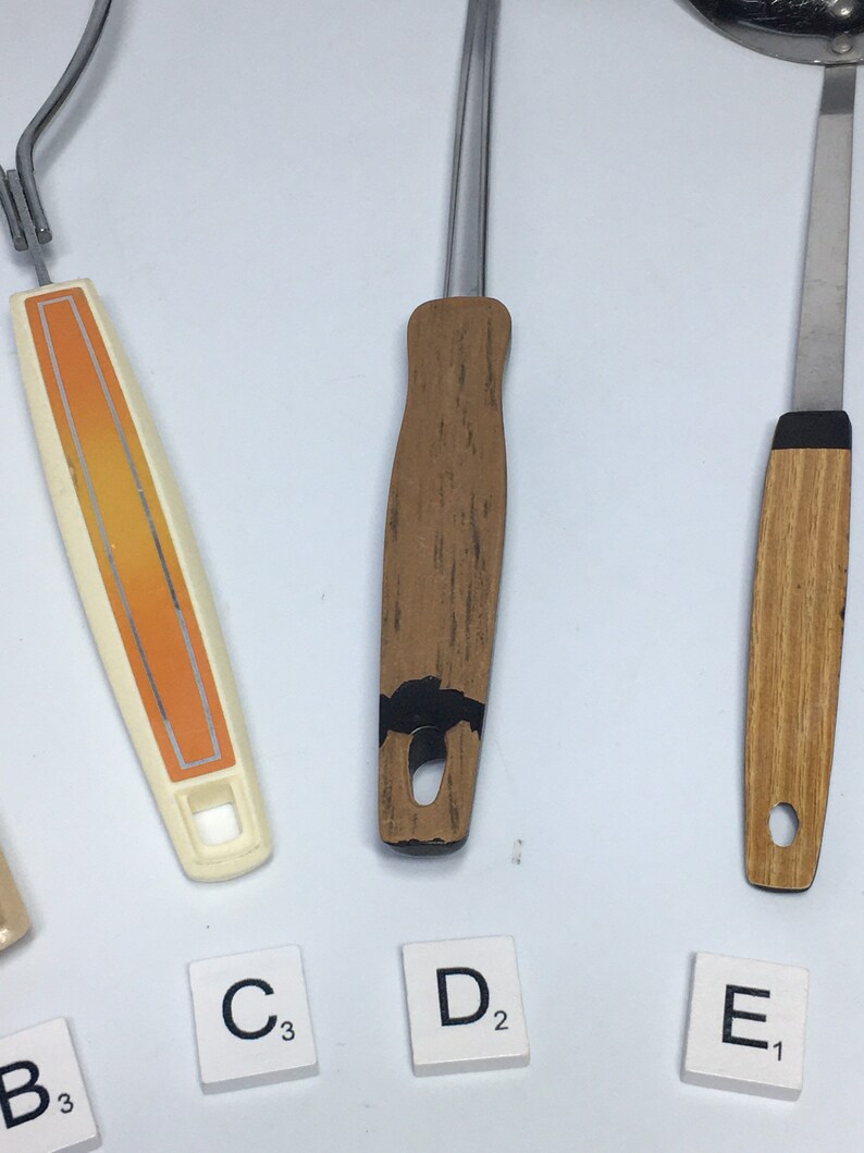 Spatula Ekco USA Vintage Kitchen Utensils Potato Masher Slotted Spoon