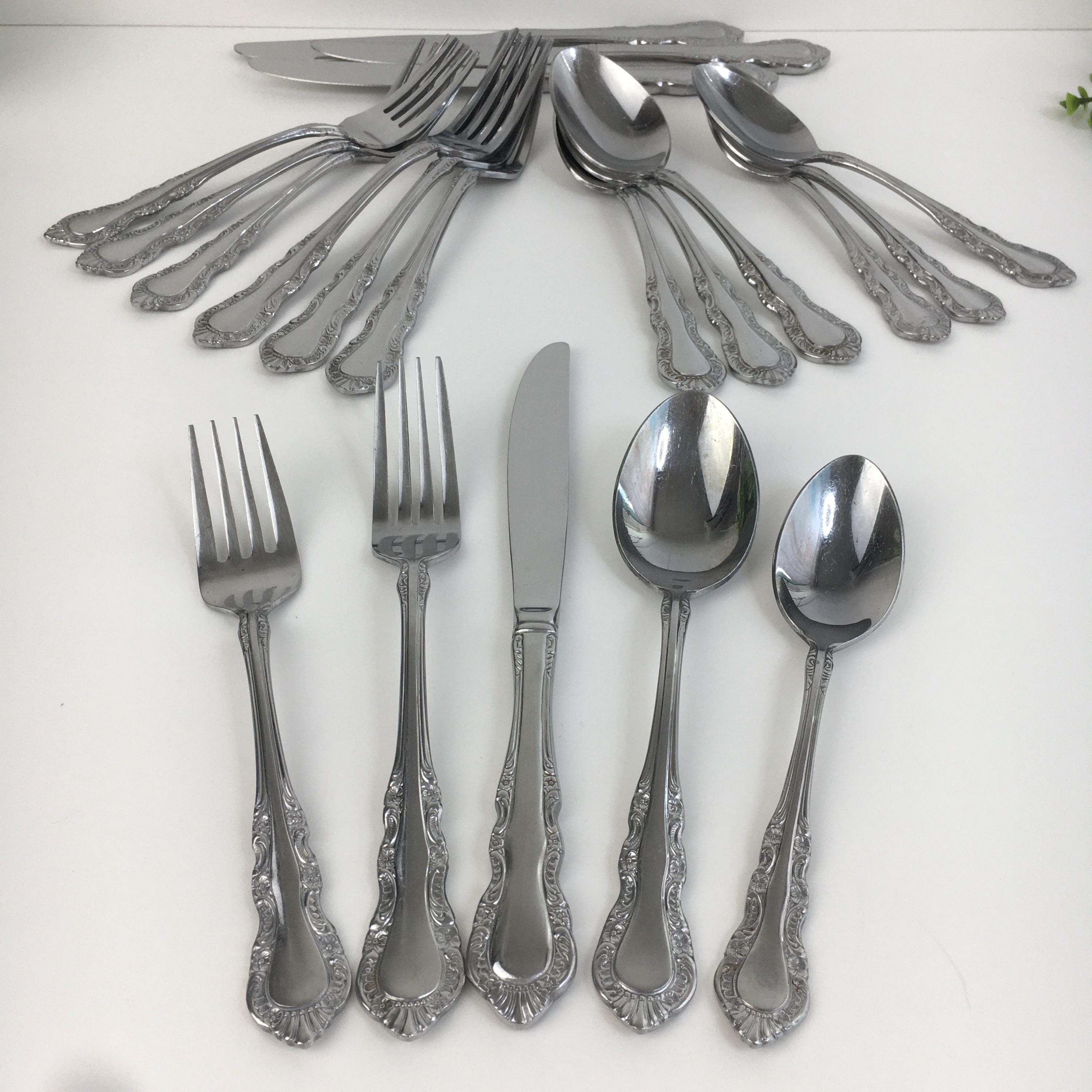 Reed and Barton Floral Flatware - Etsy