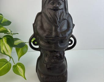 Griswold Cast Iron Santa Mold Chocolate Candy Vintage Hello Kiddies 897 898 USA