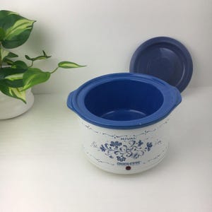 Vintage Rival Crockpot Mini Crockette 1Qt 3200 Schongarer Haferflocken Bohnen RV Wohnheim