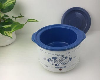 Vintage rivaliserende crockpot mini-crockette 1Qt 3200 slowcooker havermoutbonen RV slaapzaal