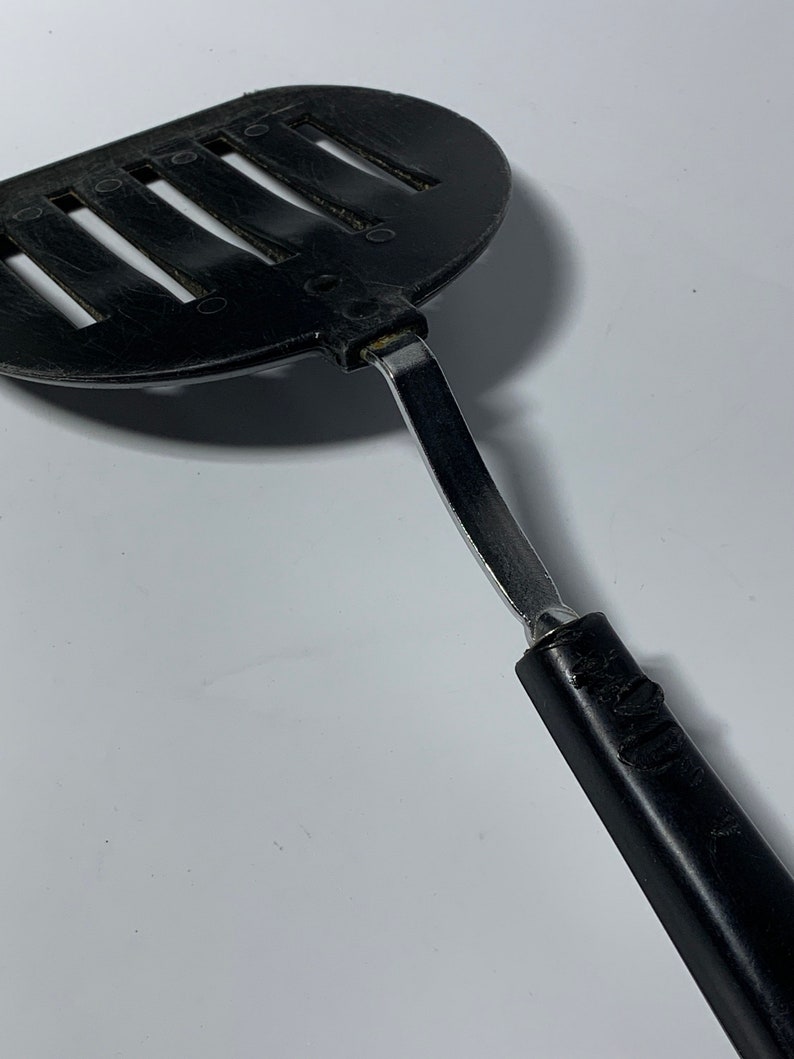 Ekco USA Kitchen Utensils Black Handle Nylon Spoon Strainer Etsy